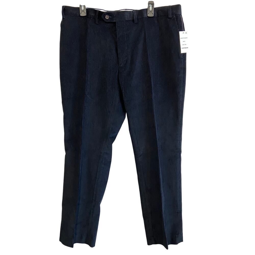 Lauren Ralph Lauren 100% Cotton Corduroy Dark Navy Pants W38 x 29L - Picture 2 of 8